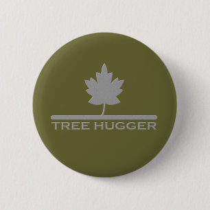 Macaron Rond 5 Cm Bouton de Hugger d'arbre
