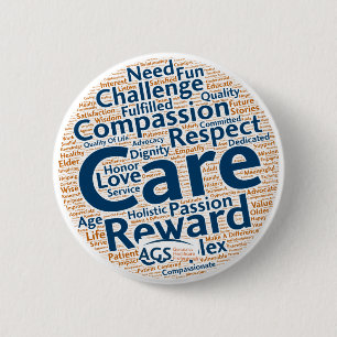 Macaron Rond 5 Cm Bouton de #IAmGeriatrics