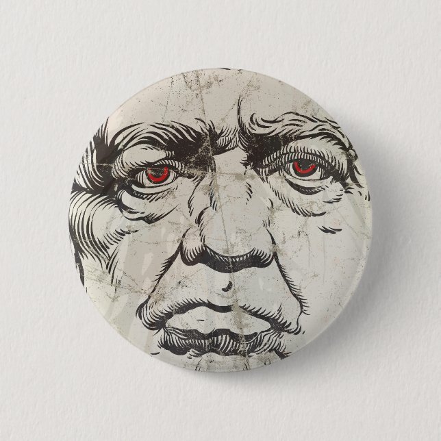 Macaron Rond 5 Cm Bouton de J Edgar Hoover (Devant)