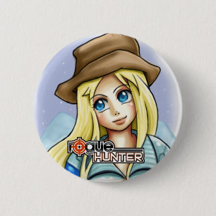 Macaron Rond 5 Cm Bouton de Jaxa Manga