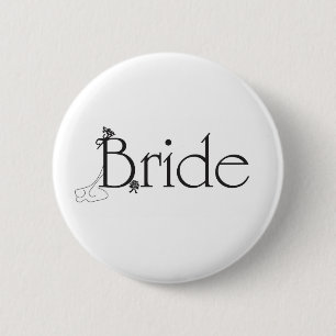 Macaron Rond 5 Cm Bouton de jeune mariée