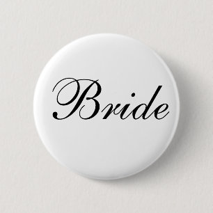 Macaron Rond 5 Cm Bouton de jeune mariée