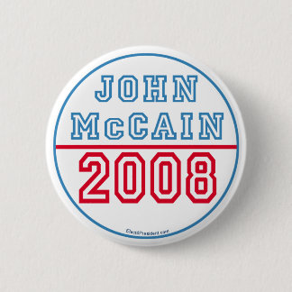 Macaron Rond 5 Cm Bouton de John McCain