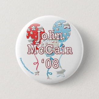Macaron Rond 5 Cm Bouton de John McCain