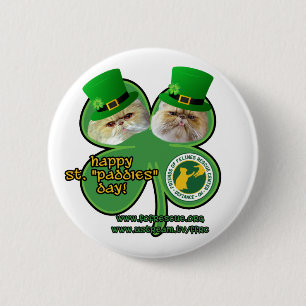 Macaron Rond 5 Cm bouton de jour de paddys de St - conception 2