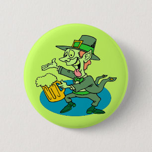 Macaron Rond 5 Cm Bouton de jour de St Patricks
