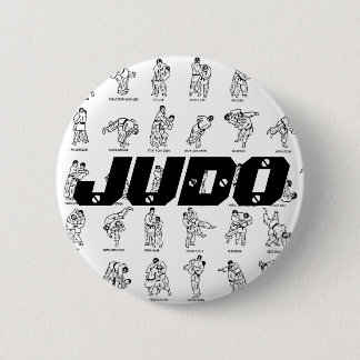 Macaron Rond 5 Cm Bouton de JUDO