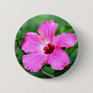 Macaron Rond 5 Cm Bouton de ketmie