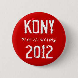 Macaron Rond 5 Cm Bouton de Kony 2012