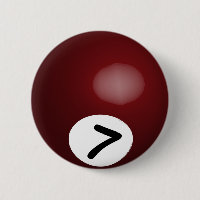 Bouton de la boule numéro sept