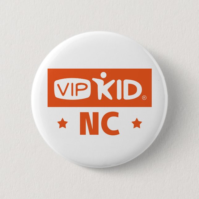 Macaron Rond 5 Cm Bouton de la Caroline du Nord VIPKID (Devant)