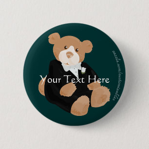 Macaron Rond 5 Cm Bouton de la chambre du nounours