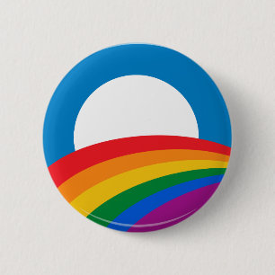 Macaron Rond 5 Cm Bouton de la fierté de Barack Obama -
