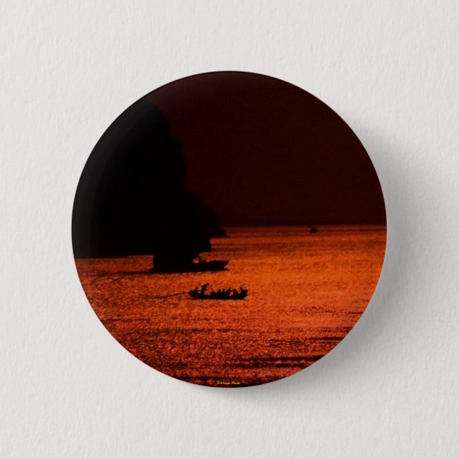 Macaron Rond 5 Cm Bouton de la gorge de Kongling (Devant)