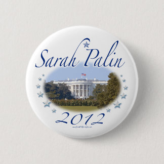 Macaron Rond 5 Cm Bouton de la Maison Blanche 2012 de Sarah Palin
