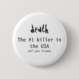 Macaron Rond 5 Cm Bouton de la mort
