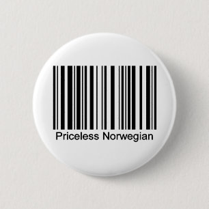 Macaron Rond 5 Cm Bouton de la Norvège