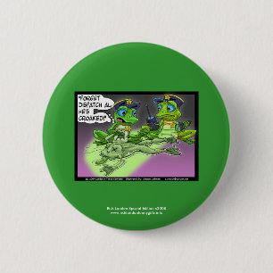 Macaron Rond 5 Cm Bouton de la nouveauté de la grenouille Homicide P
