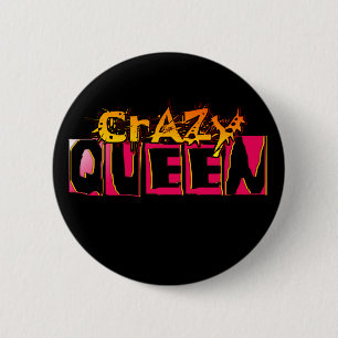 Macaron Rond 5 Cm Bouton de la reine folle