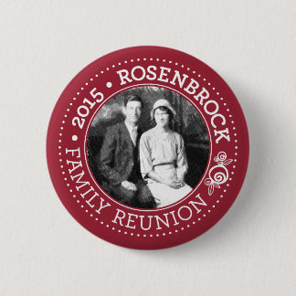 Macaron Rond 5 Cm Bouton de la Réunion de Rosenbrock