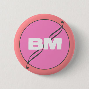 Macaron Rond 5 Cm Bouton de la servante