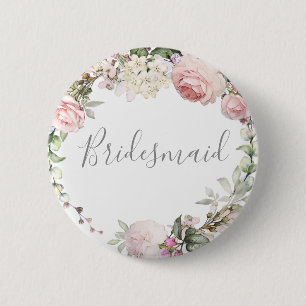 Macaron Rond 5 Cm Bouton de la servante du printemps