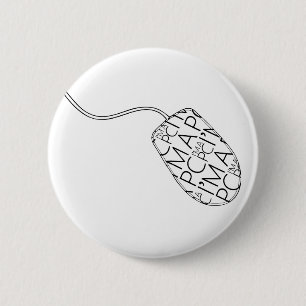 MACARON ROND 5 CM BOUTON DE LA SOURIS