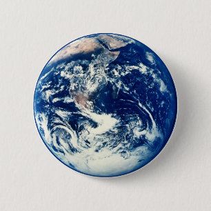 Macaron Rond 5 Cm Bouton de la terre