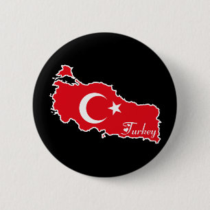 Macaron Rond 5 Cm Bouton de la Turquie