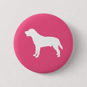Macaron Rond 5 Cm Bouton de Labrador