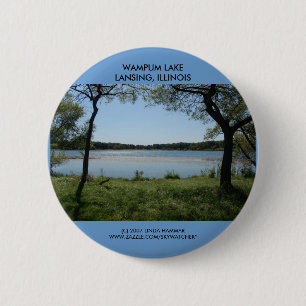 MACARON ROND 5 CM BOUTON DE LAC DE WAMPUM