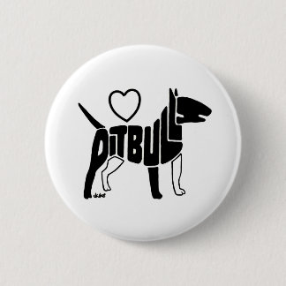 MACARON ROND 5 CM BOUTON DE L'AMOUR PITBULLS