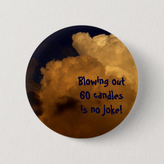 Macaron Rond 5 Cm Bouton de l'anniversaire de Becky