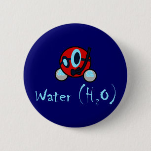 Macaron Rond 5 Cm Bouton de l'eau