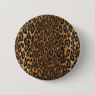 Macaron Rond 5 Cm Bouton de léopard