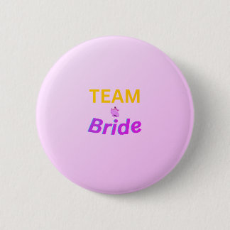 Macaron Rond 5 Cm Bouton de l'équipe de la mariée