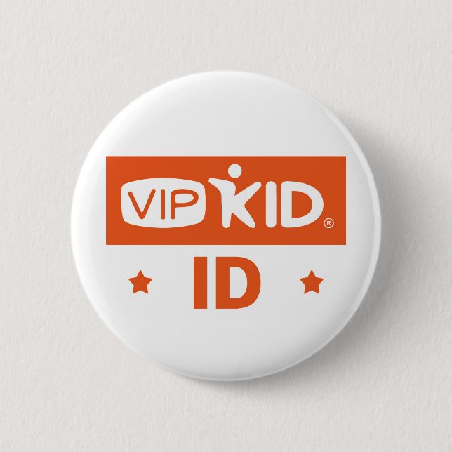 Macaron Rond 5 Cm Bouton de l'Idaho VIPKID (Devant)