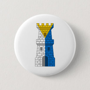 Macaron Rond 5 Cm Bouton de l'insigne de population Barony of Wastek