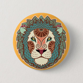 Macaron Rond 5 Cm Bouton de Lion