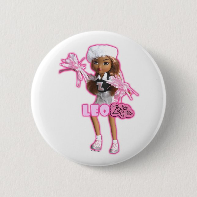 Macaron Rond 5 Cm Bouton de Lion (Devant)