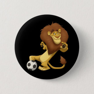 Macaron Rond 5 Cm Bouton de lion du football