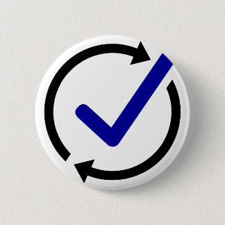 Macaron Rond 5 Cm Bouton de LogCheck