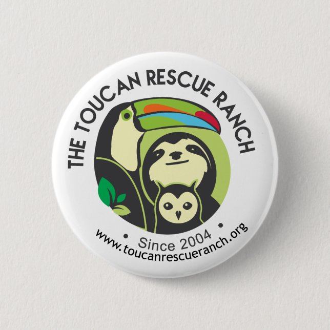 Macaron Rond 5 Cm Bouton de logo (Devant)