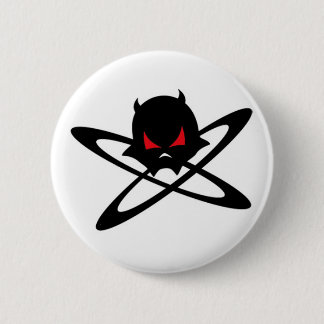 Macaron Rond 5 Cm Bouton de logo de crâne d'Antidivision