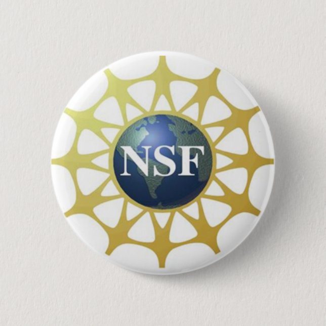 Macaron Rond 5 Cm Bouton de logo de NSF (Devant)