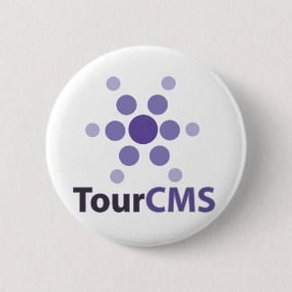 Macaron Rond 5 Cm Bouton de logo de TourCMS
