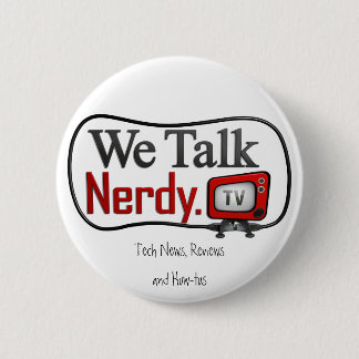 Macaron Rond 5 Cm Bouton de logo de WeTalkNerdy.tv