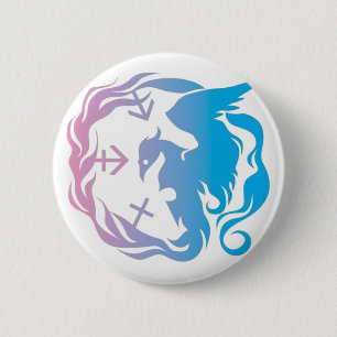 Macaron Rond 5 Cm Bouton de logo du cabinet de Benji