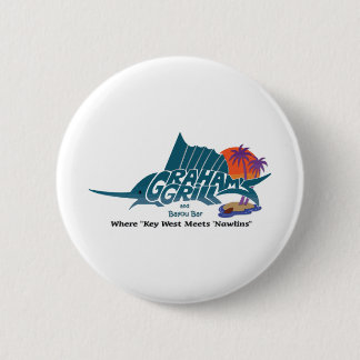 Macaron Rond 5 Cm Bouton de logo du gril de Graham