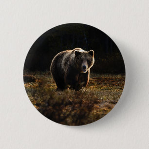 Macaron Rond 5 Cm Bouton de l'ours